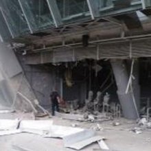 В Донецке в результате обстрела загорелись частные постройки
