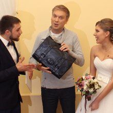 Свадьбу ярославской пары посетил Сергей Светлаков