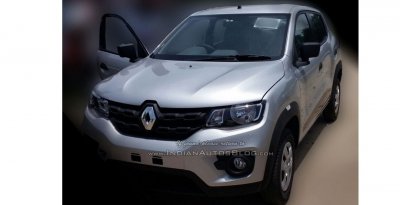 Самый дешевый хэтчбек Renault Kwid «поймали» в Индии