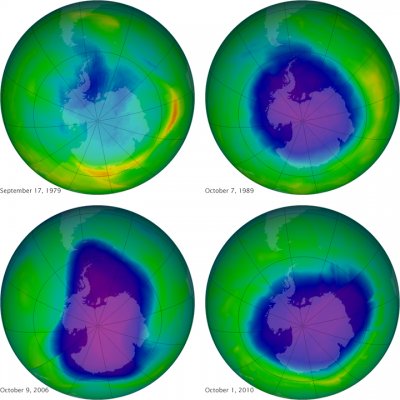 NASA: Размеры озоновой дыра над Антарктидой достигли рекордных размеров