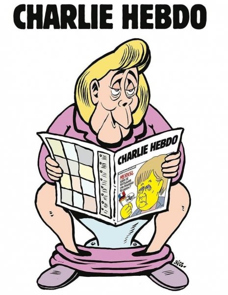 Первый немецкий номер Charlie Hebdo покажет карикатуру на Меркель