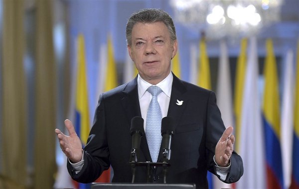Президент Колумбии получил Нобелевскую премию мира