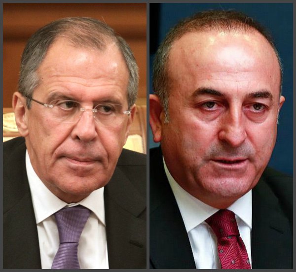 Лавров и  Чавушоглу в телефонной беседе обсудили ситуацию в Сирии