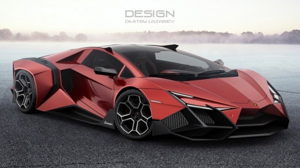 Российский дизайнер представил концепт Lamborghini Forsennato