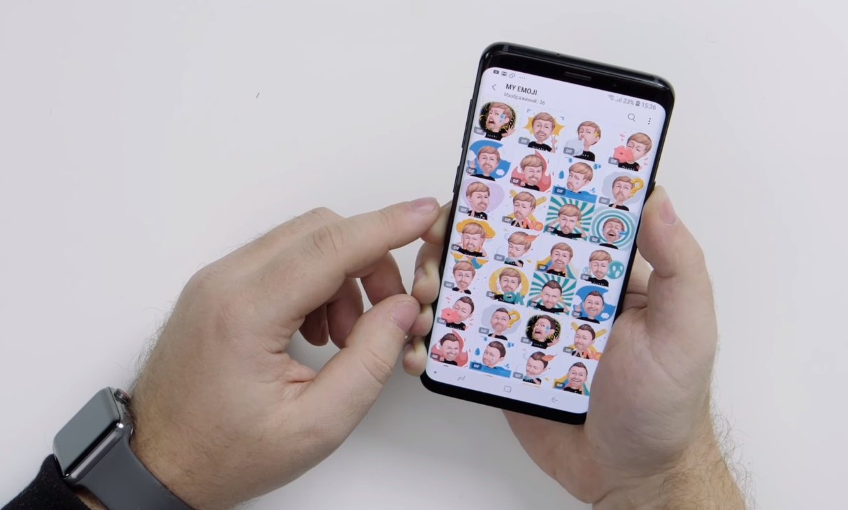 Блогер впервые наглядно показал работу AR Emoji в Samsung Galaxy S9+ |  26.02.2018 | Владивосток - БезФормата