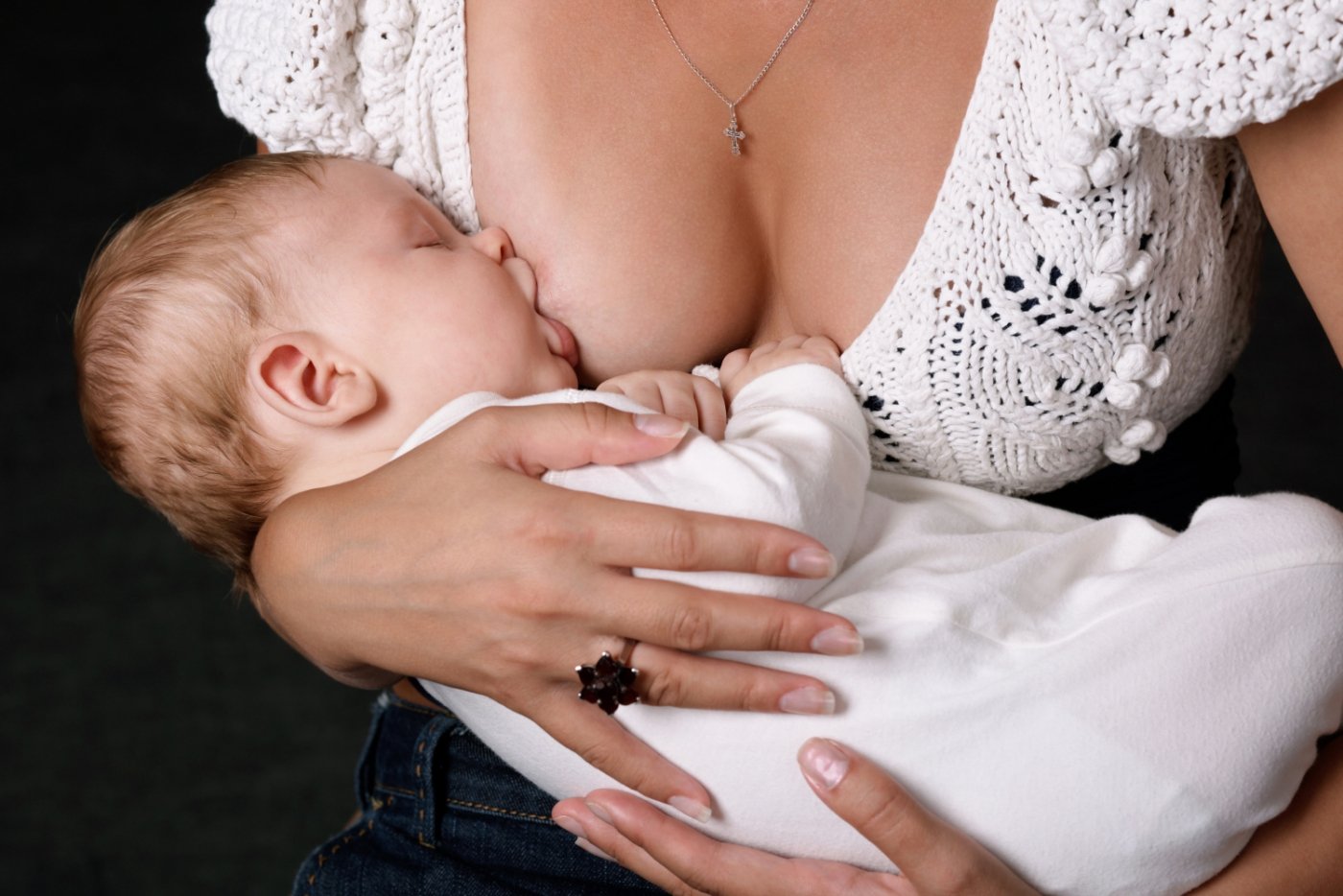 Woman breastfeeding