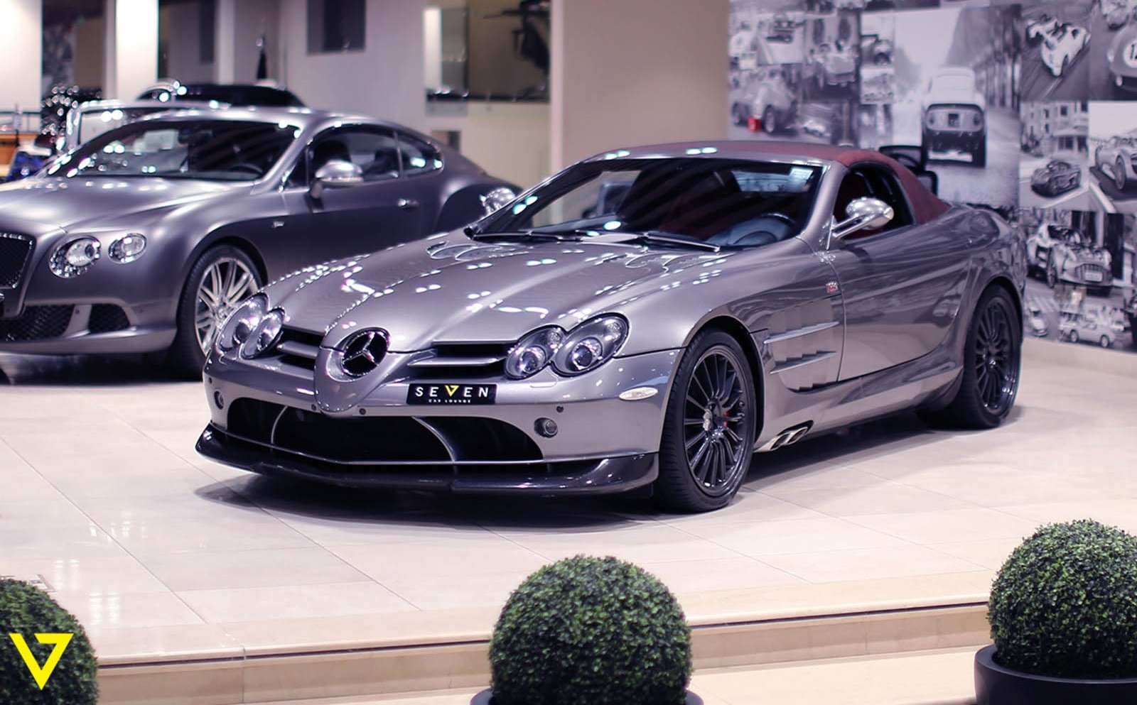 Mercedes Benz SLR MCLAREN мотор