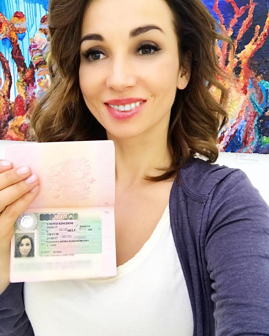 Фото паспорта и селфи