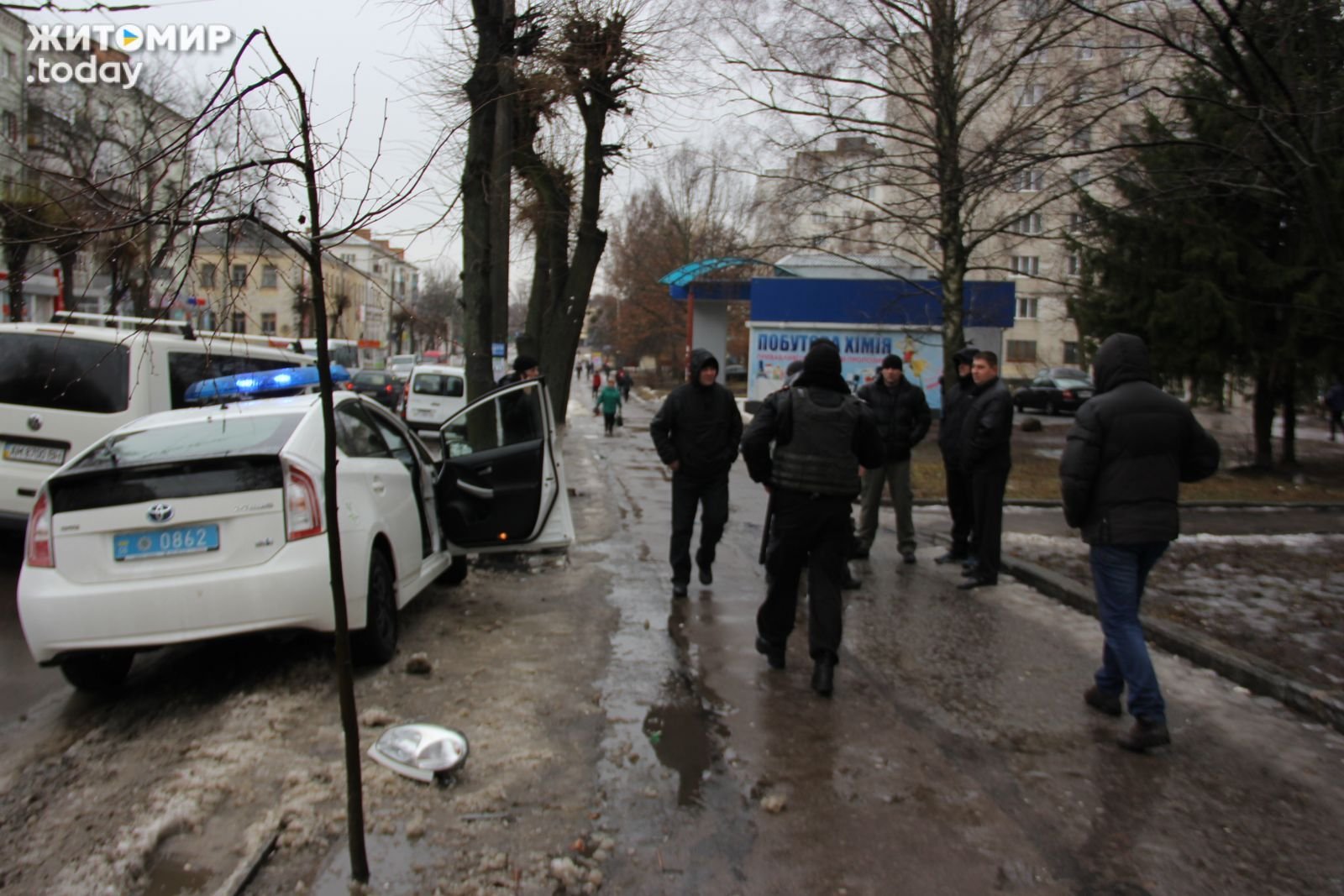 Полицейские попали в дтп