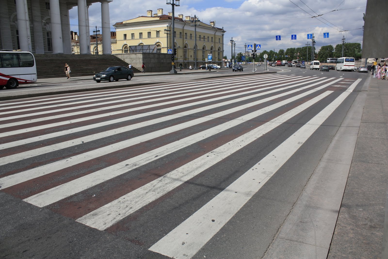 пешеходные переходы в москве