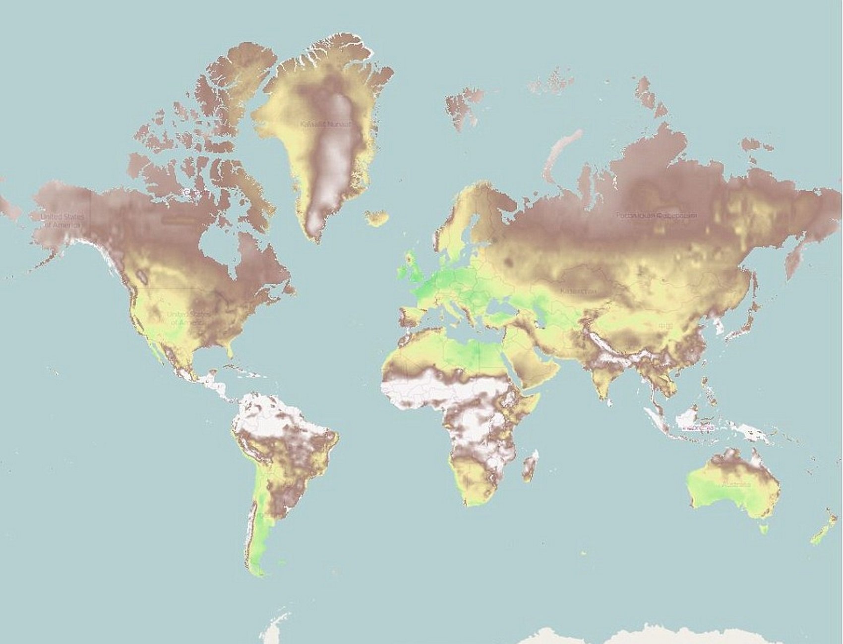 Карта затоплений при глобальном потеплении. Мир после потепления. Земля после глобального потепления.