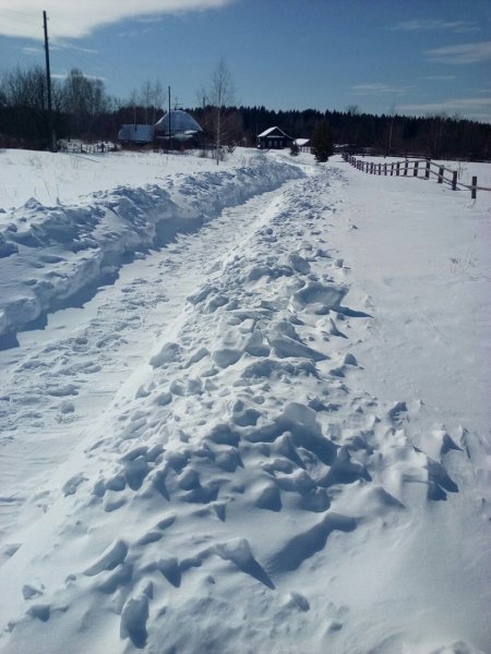 В Перми инвалид-астматик сам расчищал от снега дорогу для скорой помощи