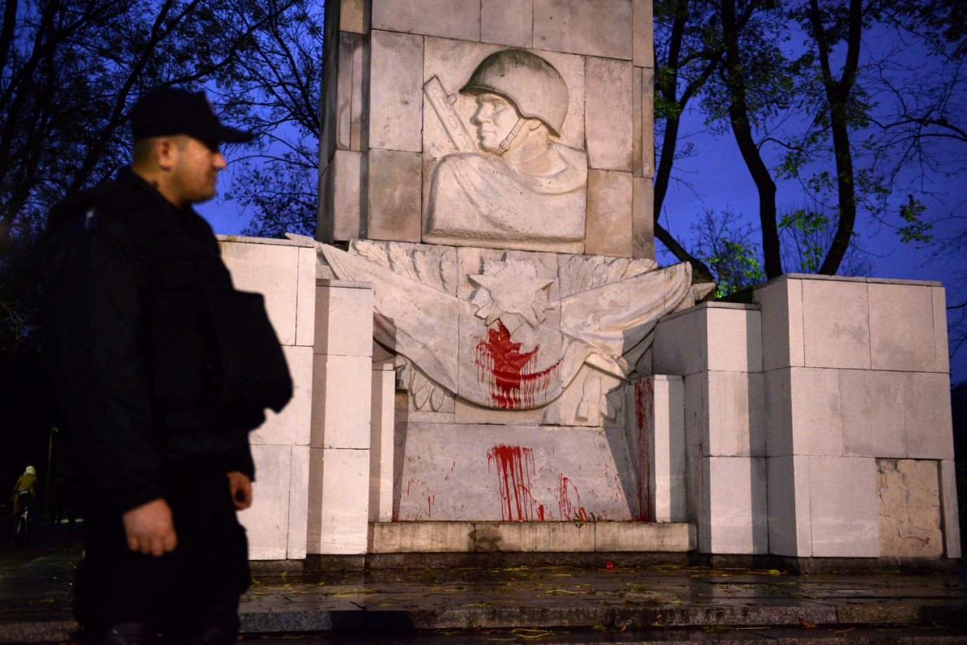 памятник советскому солдату в польше
