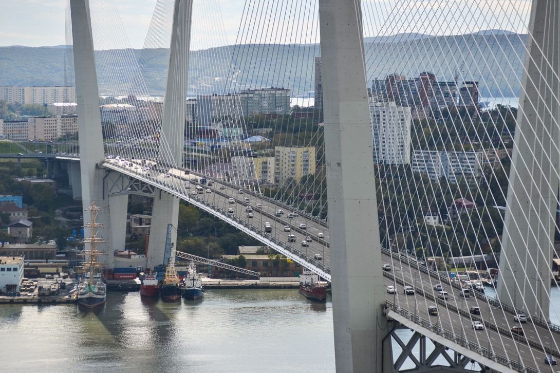 Мост во Владивостоке автомоб