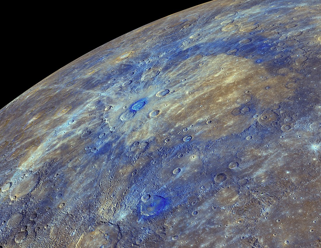 Меркурий планета фото из космоса
