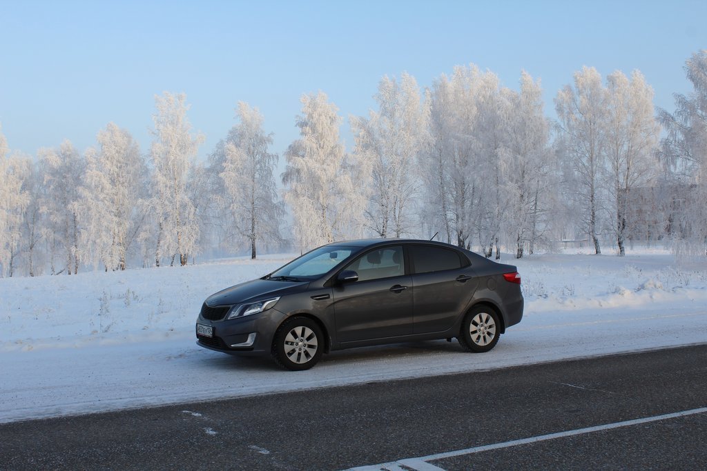 Kia Rio 2012 Winter