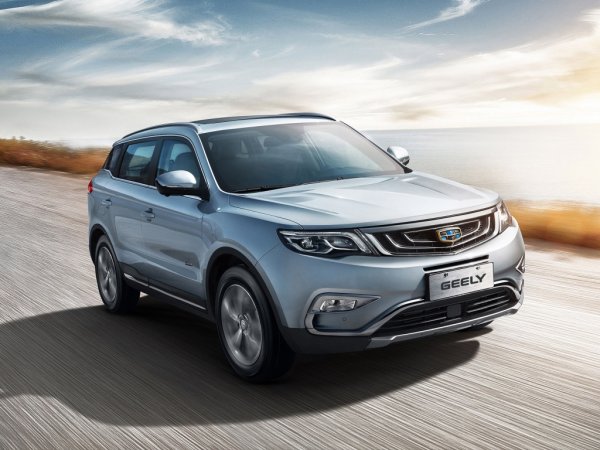 Geely atlas история модели