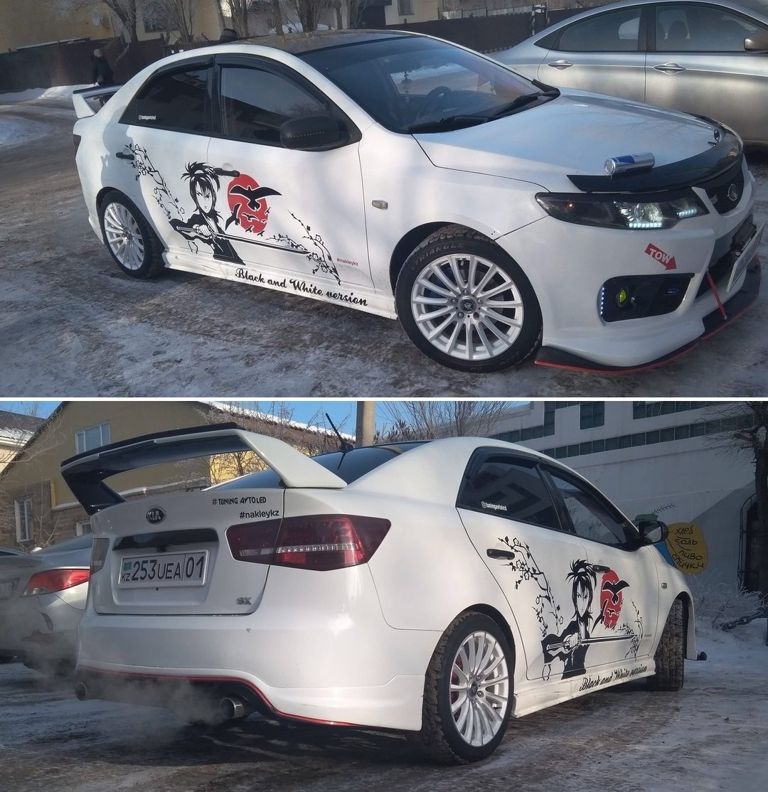 Аэрография Kia Cerato Koup