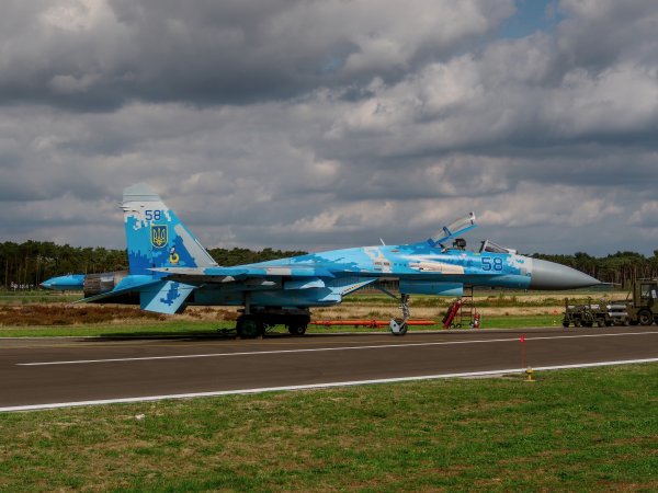 Выступление украинского Су-27 на авиашоу в Бельгии чуть не закончилось катастрофой