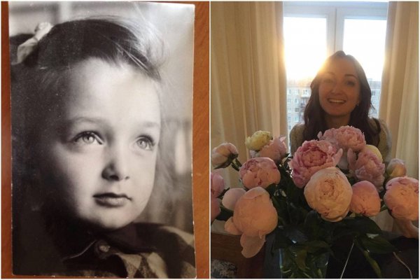 Ольга Изаксон в детстве и сейчас Фото: Instagram @olgaizakson