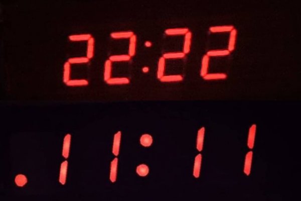 11:11, 22:22 на часах - знаковые числа. Коллаж: vladtime.ru