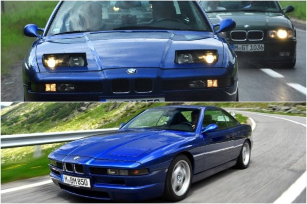 BMW 850CSI выставили на аукцион. Коллаж: vladtime.ru