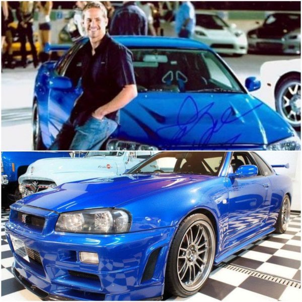 Пол любил японские машины, такие как Nissan Silvia. Коллаж: vladtime.ru